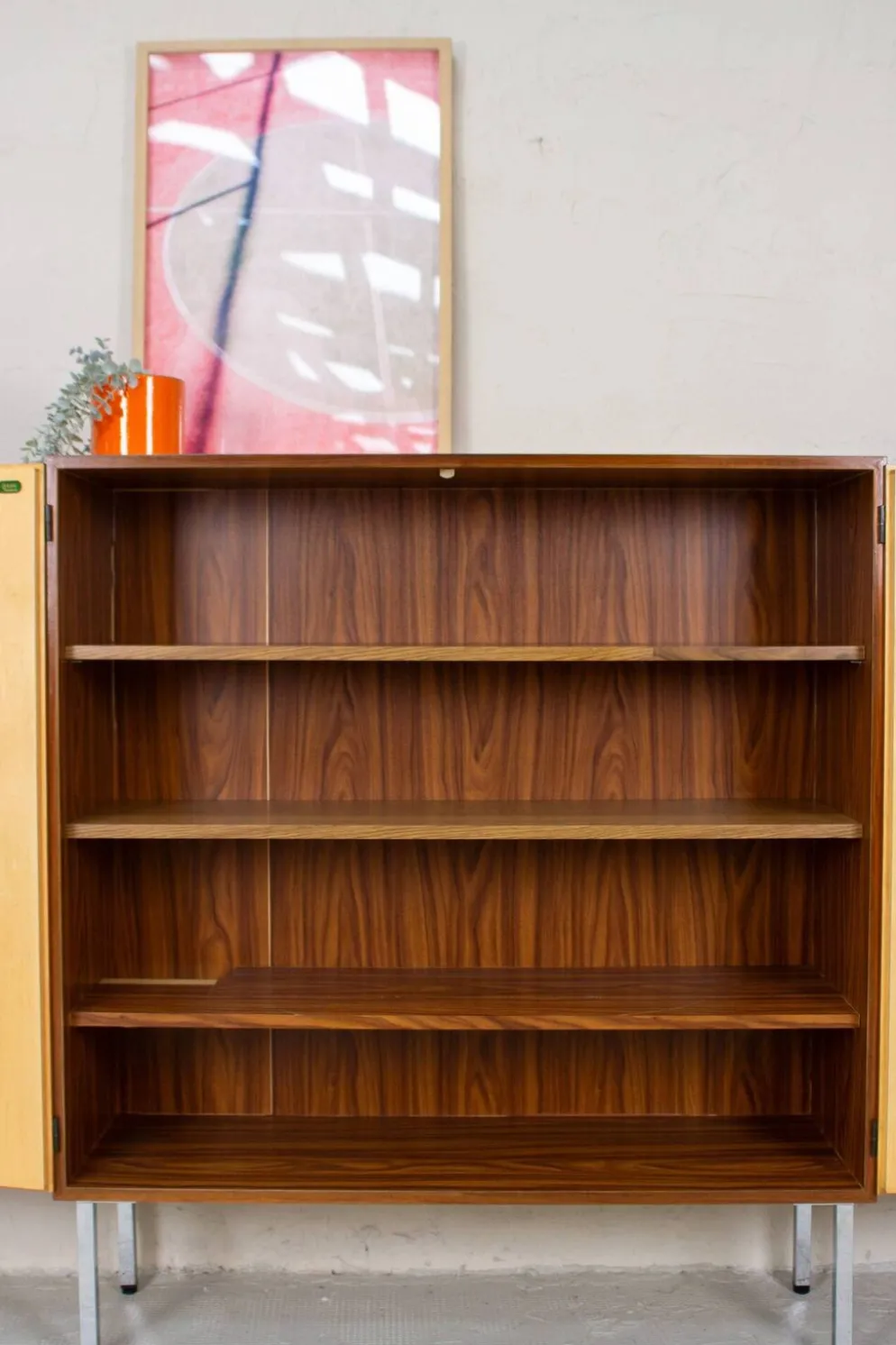 Buffet vintage commode sideboard highboard mid-century teck noyer