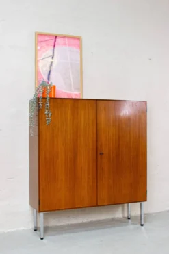 Buffet vintage commode sideboard highboard mid-century teck noyer