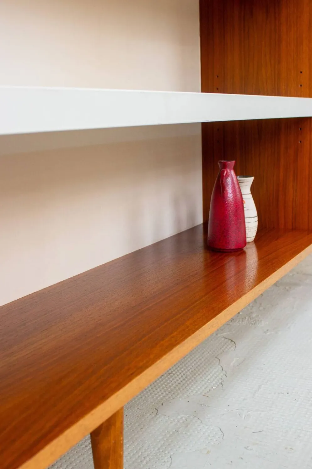 Buffet vintage, commode, étagère à livres, minibar, mid-century années 60