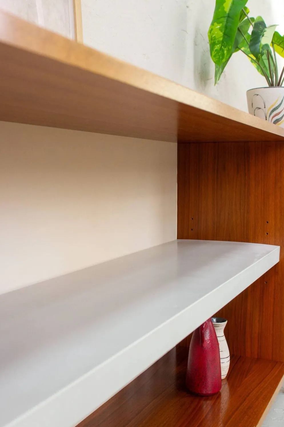 Buffet vintage, commode, étagère à livres, minibar, mid-century années 60