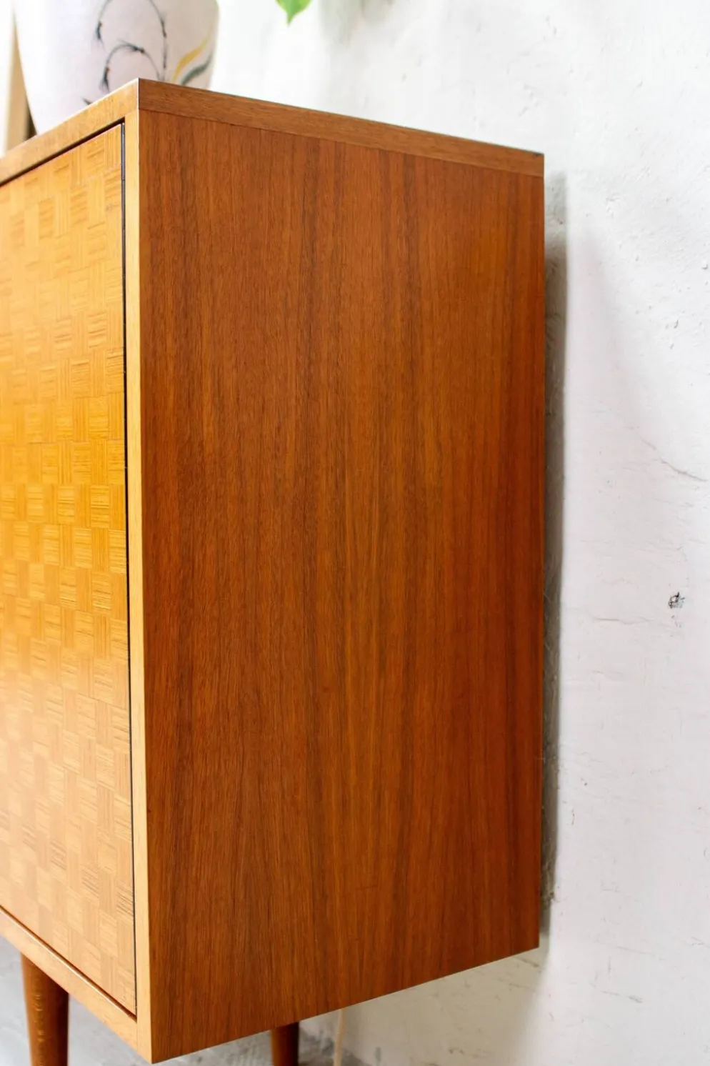 Buffet vintage, commode, étagère à livres, minibar, mid-century années 60