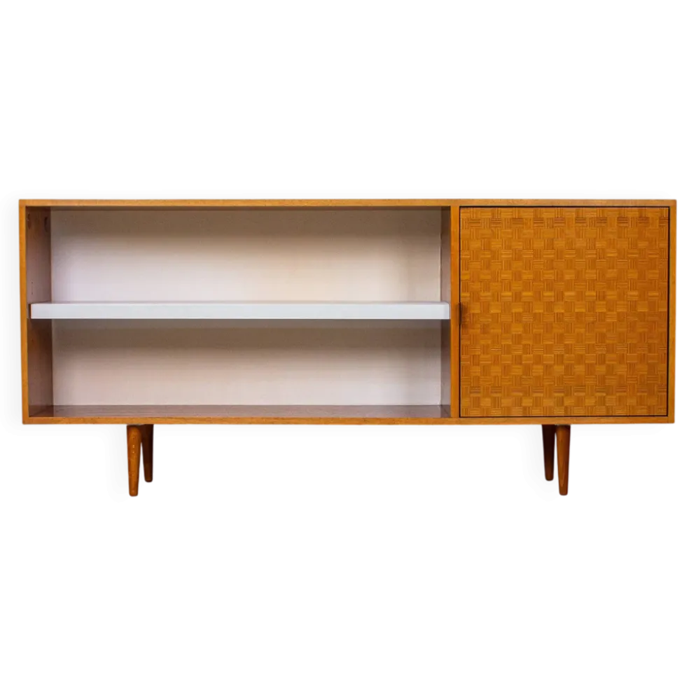 Buffet vintage, commode, étagère à livres, minibar, mid-century années 60