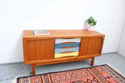 Buffet vintage danois HP Hansen en teck, années 60-70.