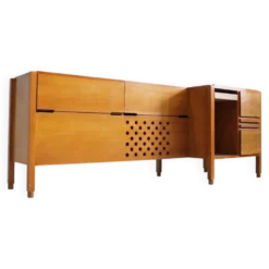 Buffet vintage des années 1960 en Italie attribué à Carlo Scarpa, exécution Anfodillo.