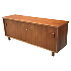 Buffet vintage Lowboard Meuble TV années 1960 Teck