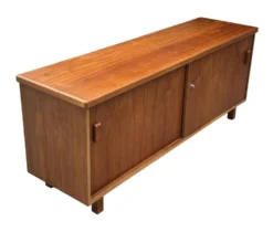 Buffet vintage Lowboard Meuble TV années 1960 Teck