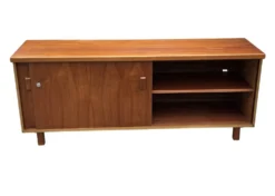 Buffet vintage Lowboard Meuble TV années 1960 Teck