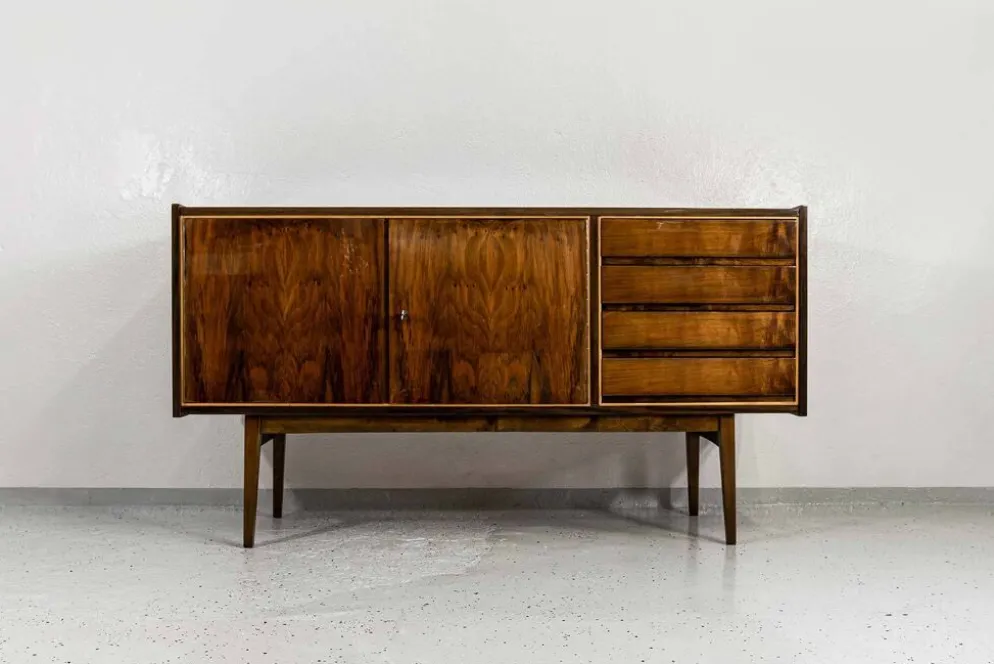 Buffet vintage par S. Albracht par BZD, Pologne, années 1970.