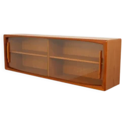 Buffet vintage | Porte coulissante en verre | Flottant | 160 cm