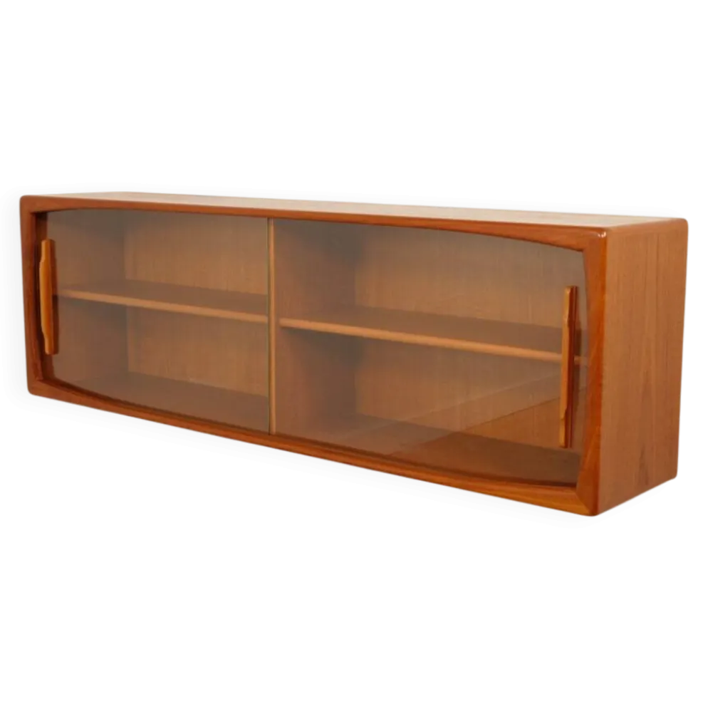 Buffet vintage | Porte coulissante en verre | Flottant | 160 cm