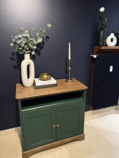 Buffet vintage rénové - Collection Émeraude boisée