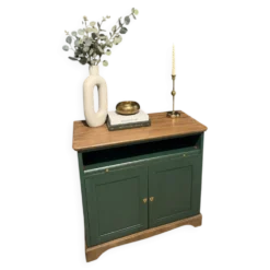 Buffet vintage rénové - Collection Émeraude boisée