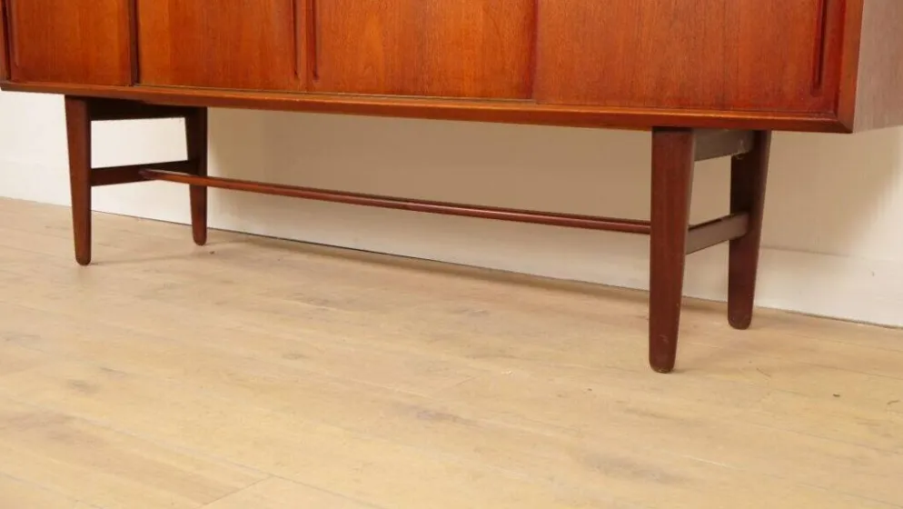Buffet vintage | Teck | Arne Vodder pour H.P. Hansen | 200 cm
