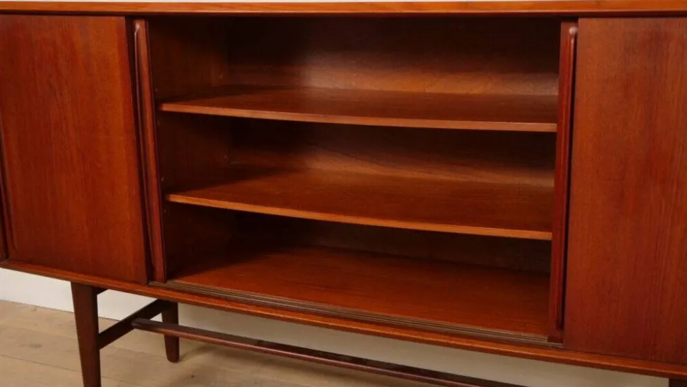 Buffet vintage | Teck | Arne Vodder pour H.P. Hansen | 200 cm