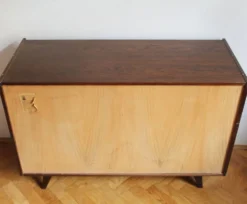 Buffet vintage U-458 de Jiří Jiroutek, Interiér Praha, Tchécoslovaquie,1972