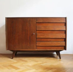 Buffet vintage U-458 de Jiří Jiroutek, Interiér Praha, Tchécoslovaquie,1972