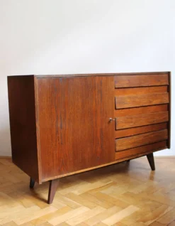 Buffet vintage U-458 de Jiří Jiroutek, Interiér Praha, Tchécoslovaquie,1972