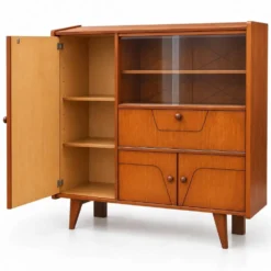 Buffet vitré, années 50-60