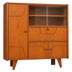 Buffet vitré, années 50-60