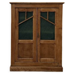 Buffet vitré Art Déco en chêne (rénové)