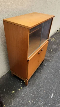 Buffet Vitrée design Marcel Gascoin Édition Alvéole Années 50