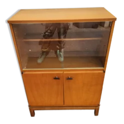 Buffet Vitrée design Marcel Gascoin Édition Alvéole Années 50