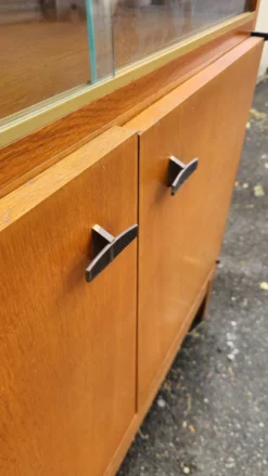 Buffet Vitrée design Marcel Gascoin Édition Alvéole Années 50