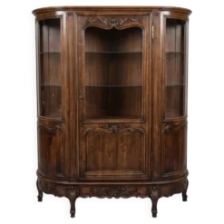 Buffet vitrine galbé style Louis XV