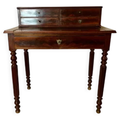 Bureau a gradins style louis philippe, acajou
