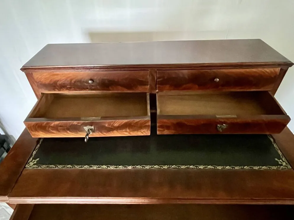 Bureau a gradins style louis philippe, acajou