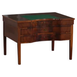 Bureau ancien en acajou, fait sur mesure par un ébéniste danois, début des années 1900