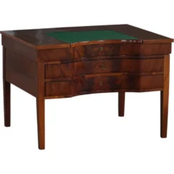 Bureau ancien en acajou, fait sur mesure par un ébéniste danois, début des années 1900