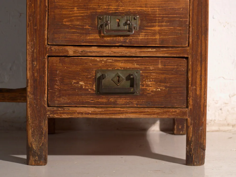 Bureau ancien en bois de sugi – Japan, Période Taishō, vers 1920