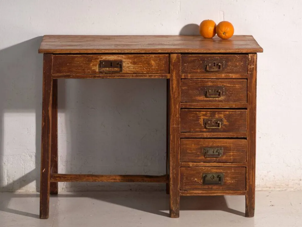 Bureau ancien en bois de sugi – Japan, Période Taishō, vers 1920