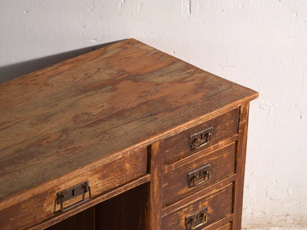 Bureau ancien en bois de sugi – Japan, Période Taishō, vers 1920