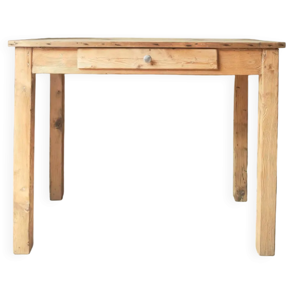 Bureau ancien en bois massif style campagne chic
