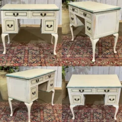 Bureau anglais en sapin des années 1950