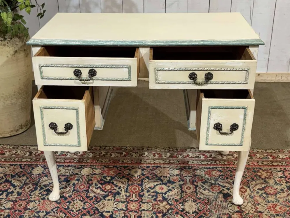Bureau anglais en sapin des années 1950