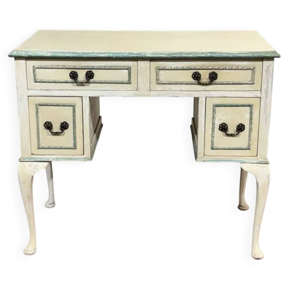 Bureau anglais en sapin des années 1950