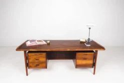 Bureau Arne Vodder en palissandre pour Sibast, Danemark 1960