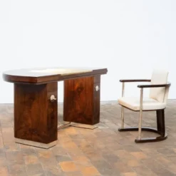 Bureau art déco et son fauteuil – 1950