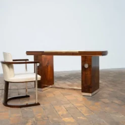 Bureau art déco et son fauteuil – 1950