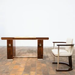 Bureau art déco et son fauteuil – 1950