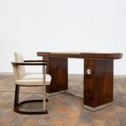 Bureau art déco et son fauteuil – 1950
