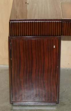 Bureau Art Déco Ralph Lauren Macassar & cuir
