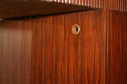 Bureau Art Déco Ralph Lauren Macassar & cuir