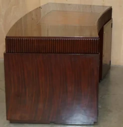 Bureau Art Déco Ralph Lauren Macassar & cuir