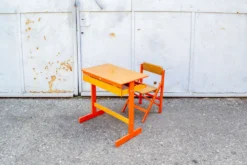 Bureau avec strapontin pour enfants Fratelli Reguitti style Italia Anni '50