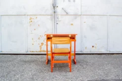 Bureau avec strapontin pour enfants Fratelli Reguitti style Italia Anni '50
