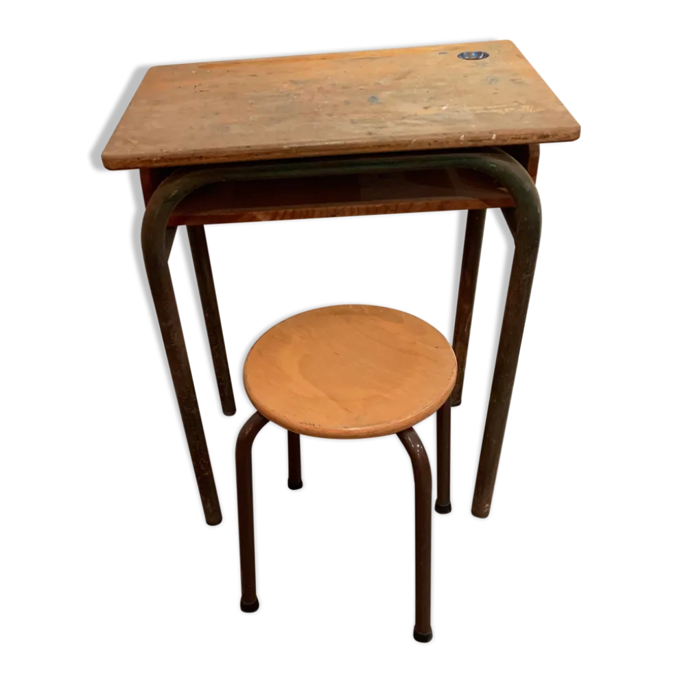 Bureau avec tabouret